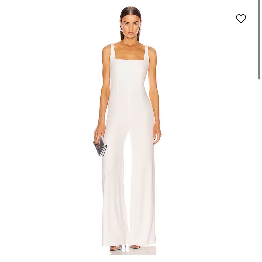 GALVAN Sunrise Geneva White Jumpsuit NWT Size 4